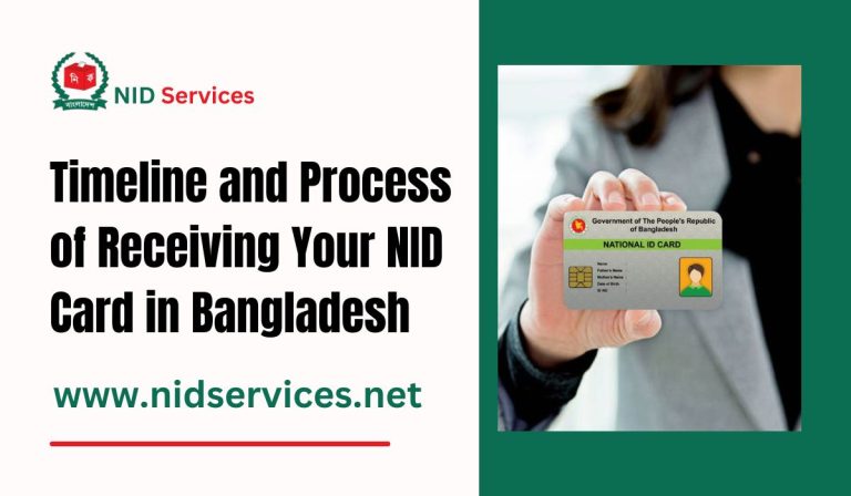 Timeline and Process of Receiving Your NID Card in Bangladesh