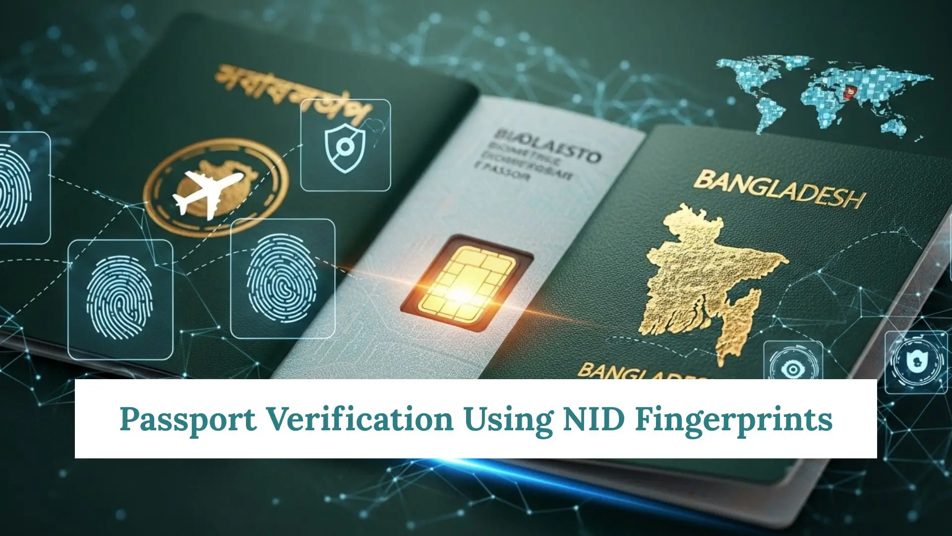 Passport Verification Using NID Fingerprints